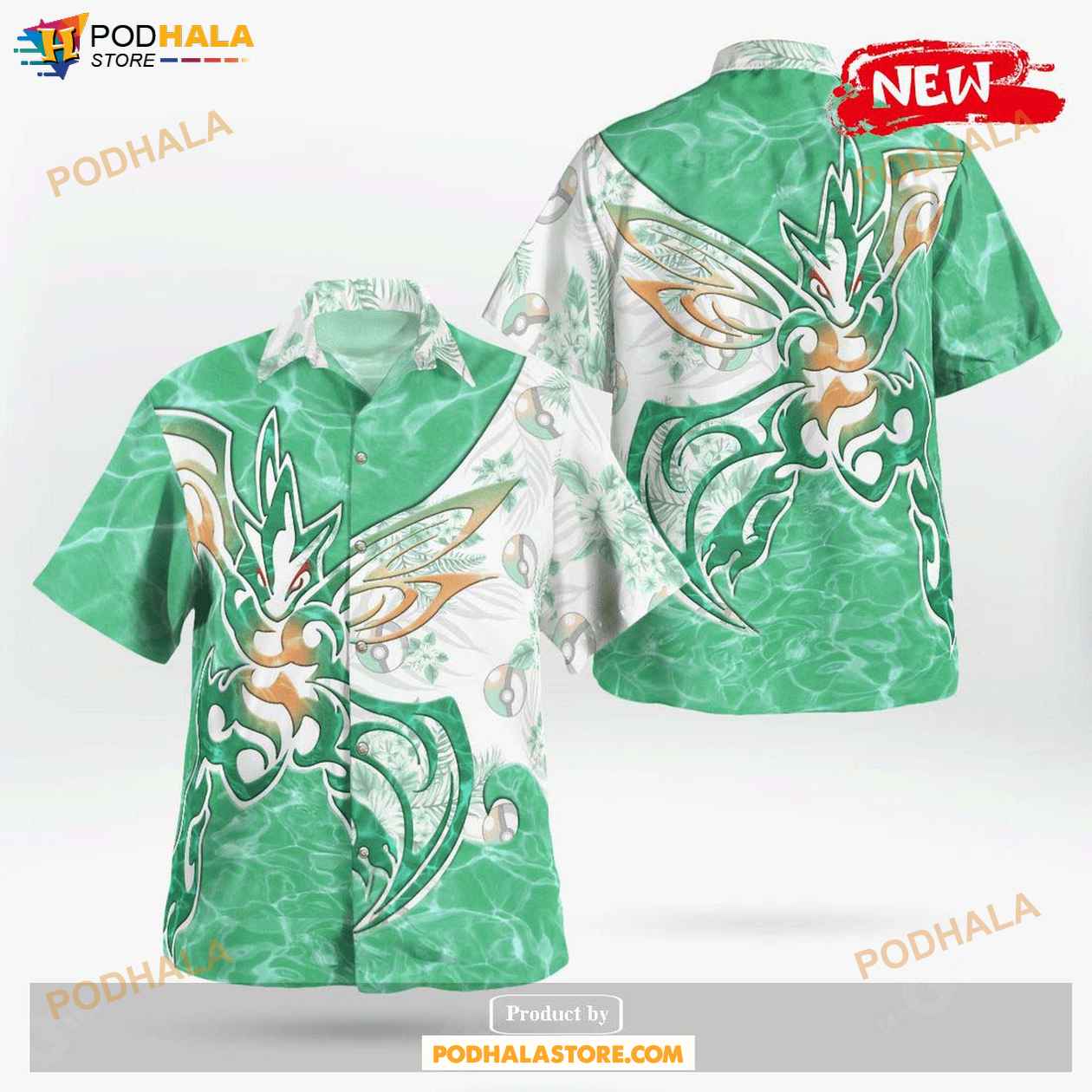 Tribal Scyther Design Hawaiian Shirt, Tropical Shirt for Women Men Tribal Scyther Design Hawaiian Shirt, Tropical Shirt for Women Men