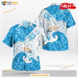 Tribal Wingull Design Hawaiian Shirt, Tropical Shirt for Women Men