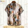 Tropical Sewing Pattern Hawaiian Shirt, Summer Button Down Shirt Pattern