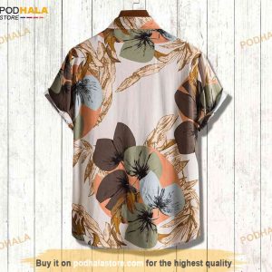 Tropical Sewing Pattern Hawaiian Shirt Summer Button Down Shirt Pattern 2
