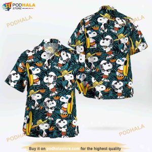 Tropical Snoopy Summer Hawaiian Shirt Summer Aloha Shirt For Peanuts Fans 2