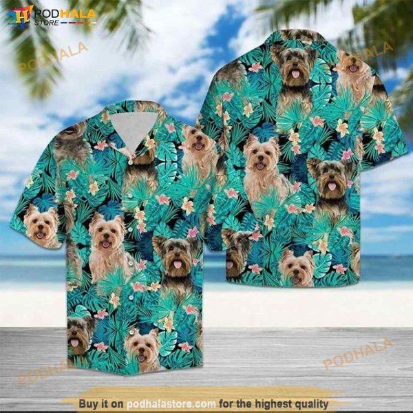 Tropical Yorkshire Hawaiian Shirt, Tropical Shirt For Men