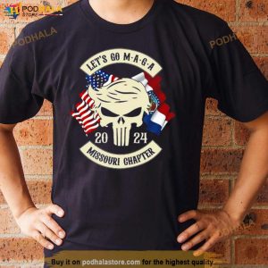 Trump Skull Let’s Go Maga 2024 Missouri Chapter Shirt