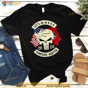 Trump Skull Let’s Go Maga 2024 Tennessee Chapter Shirt