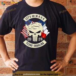 Trump Skull Let’s Go Maga 2024 Texas Chapter Shirt