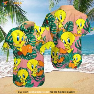 Tweety Bird Hawaiian Shirt, Aloha Shirt