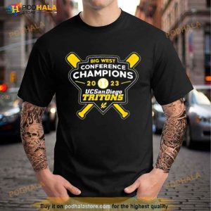 Uc San Diego Tritons 2023 Big West Baseball Champions Shirt 3