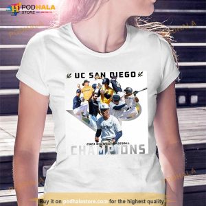 Uc San Diego Tritons Team Baseball 2023 Big West Champions Shirt 3