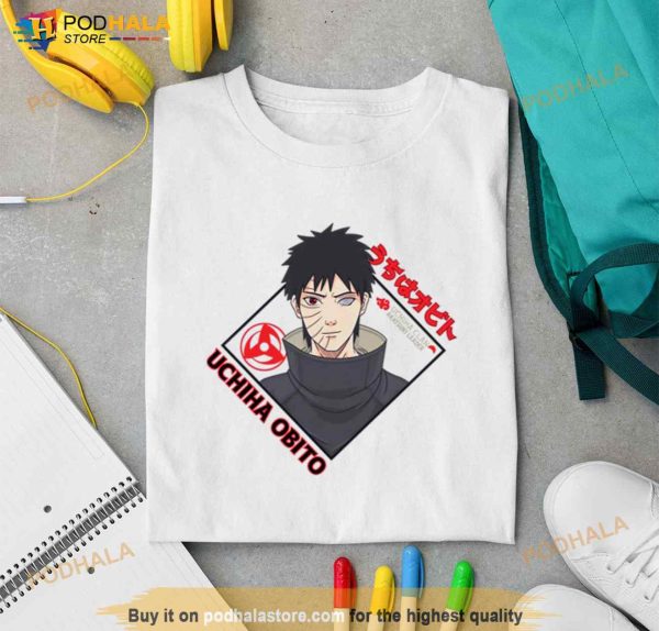 Uchiha Obito Graphic Naruto Shippuden Shirt