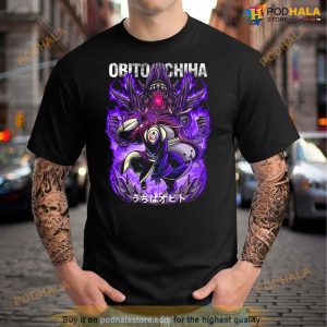 Uchiha Purple Graphic Uchiha Obito Naruto Shippuden Shirt