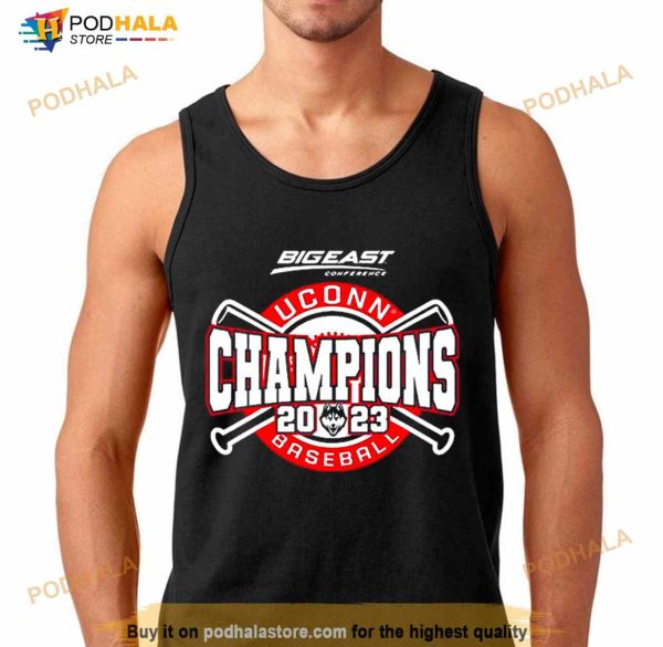 UConn Huskies 2023 NCAA Baseball Big East Champions Shirt