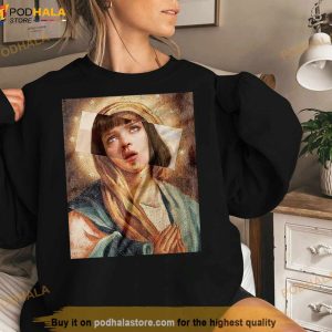 Uma Thurman Virgin Mary Shirt 3