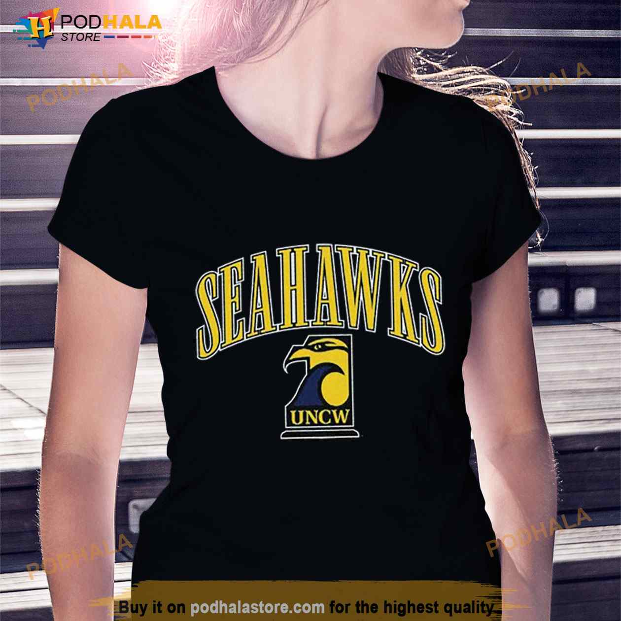 UNC Wilmington UNCW Seahawks Retro Shirt - Bring Your Ideas, Thoughts And  Imaginations Into Reality Today