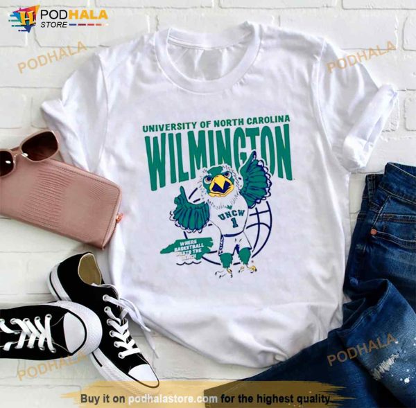 UNCW Seahawks Basketball Where Basketball Meets The Beach Shirt