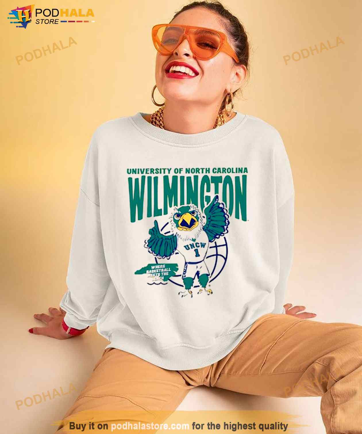 UNC Wilmington UNCW Seahawks Retro Shirt - Bring Your Ideas