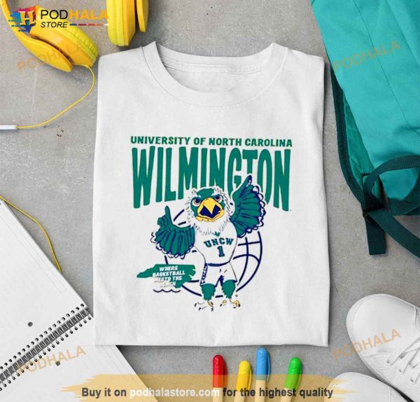 UNCW Seahawks Basketball Where Basketball Meets The Beach Shirt