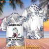 Unicorn Workout Because Murder Is Wrong Hawaiian Shirt, Aloha Shirt