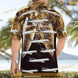 United Airlines Boeing 757 200 Happy New Year Hawaiian Shirt For Men And Women 2