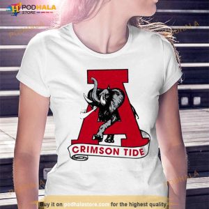 University Of Alabama Crimson Tide Logo Vintage Shirt 2