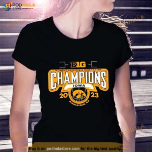 University of Iowa Women’s Basketball 2023 Big 10 Tournament Champions Shirt