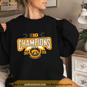 University Of Iowa Women's Basketball 2023 Big 10 Tournament Champions Shirt 3