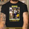 University of Michigan Football JJ McCarthy Autographed Framed Picture with 2021 Big Ten Champs Shirt