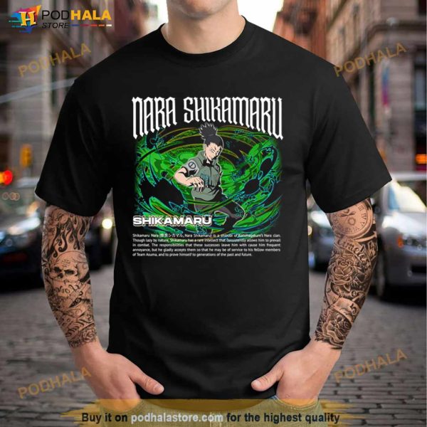 Unlocked Power Shikamaru Nara Naruto Shippuden Shirt