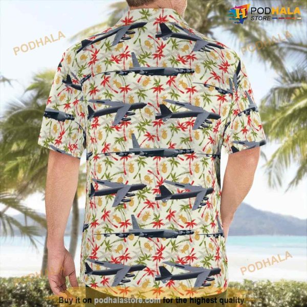 US Air Force Boeing B-52h Stratofortress Aloha Hawaiian Shirt