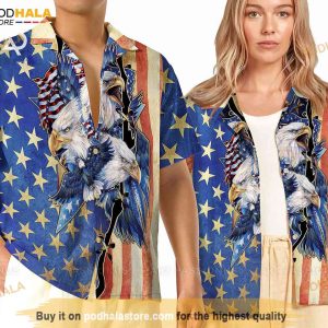 Us Flag Eagle Patriotic Hawaiian Shirt American Flag Eagle Patriotic Shirt 3