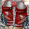 Us Flag San Francisco 49ers New Crocs Clog Shoes