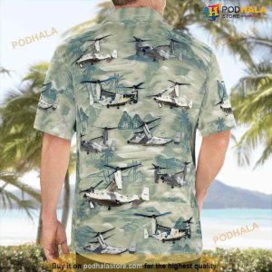 Us Navy Boeing Cmv 22b Osprey Hawaiian Shirt 2