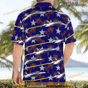 Us Navy Boeing F a 18e Super Hornet Of Vfa 81 Sunliners Hawaiian Shirt Outfit 2