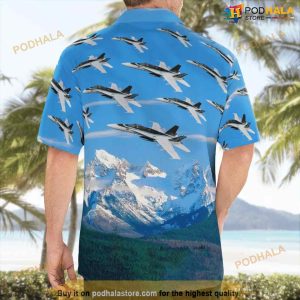 Us Navy Boeing F a 18f Super Hornet Cascade Range Aloha Hawaiian Shirt 2