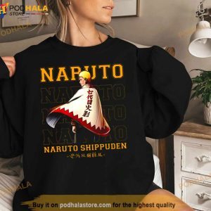 Uzumaki Naruto Kanji Cloak Naruto Shippuden Shirt 1