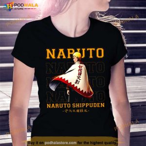 Uzumaki Naruto Kanji Cloak Naruto Shippuden Shirt 2