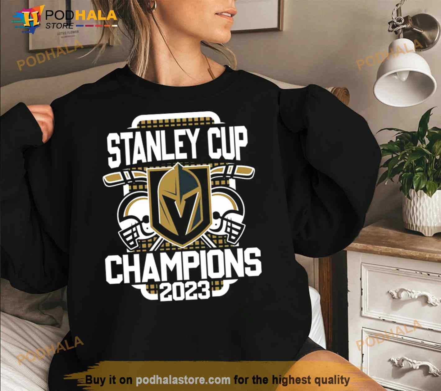 Las Vegas Golden Knights 2023 Champions T-Shirt - T-shirts Low Price