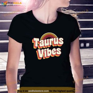 Vibo Retro Astrology Zodiac April Or May Birthday Taurus Shirt 2