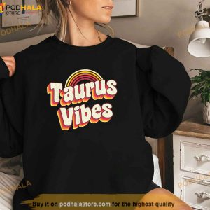 Vibo Retro Astrology Zodiac April Or May Birthday Taurus Shirt 3