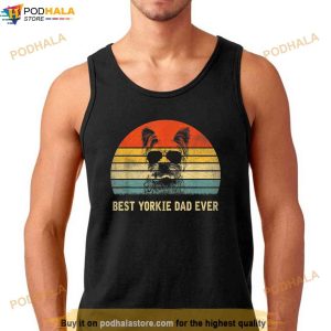 Vintage Best Yorkie Dad Ever Fathers Day Gifts For Lover Shirt 2
