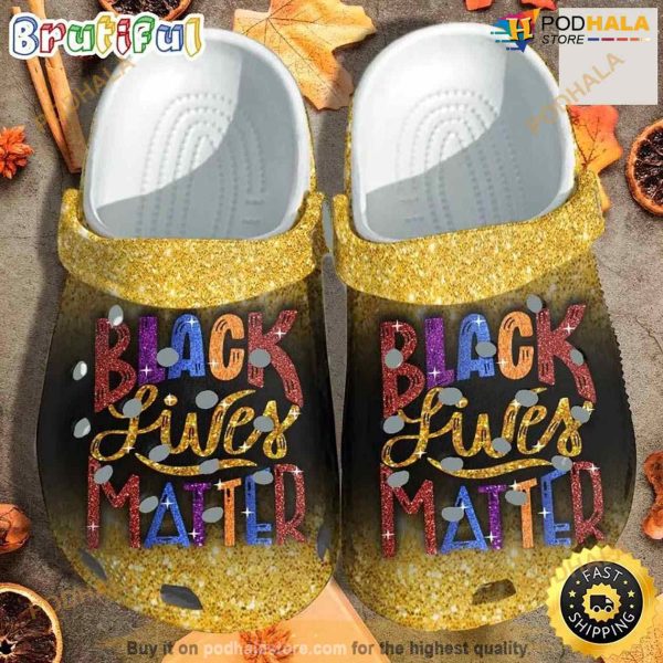 Vintage Black Lives Matter Crocs Clogs Gift For Girls