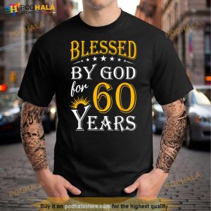 60th Home Run 60 Years Old Vintage Baseball 60th Birthday T-Shirt