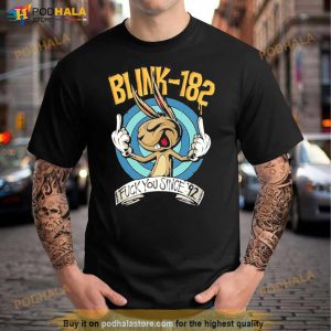 Vintage Blink 182 Rabbit Rock Band Blink 182 Shirt 3