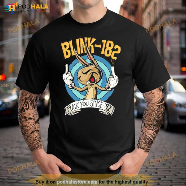 Vintage Blink 182 Rabbit Rock Band Blink 182 Shirt