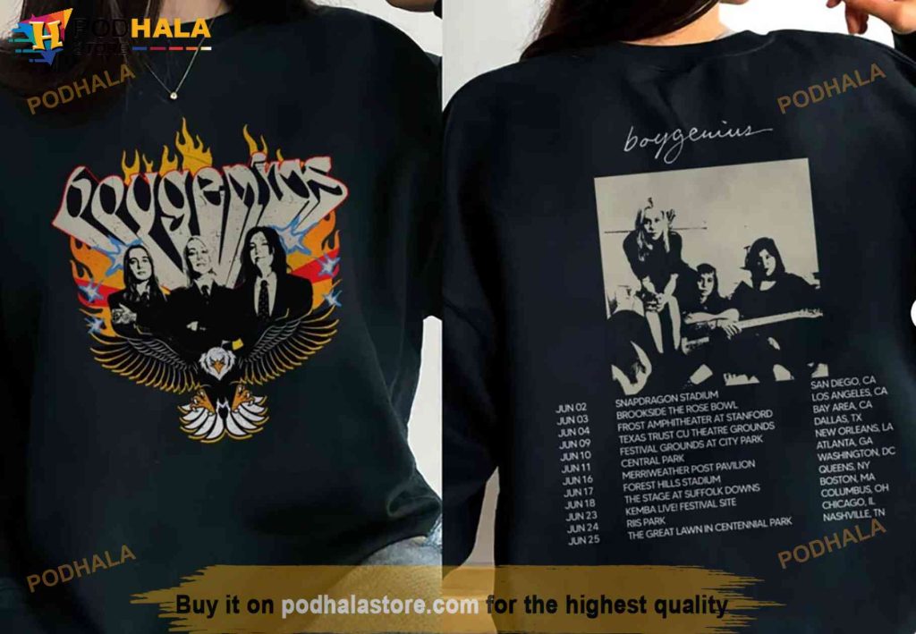Vintage Boygenius Merch Shirt, Boygenius Band Tour 2023, ReSET Tour