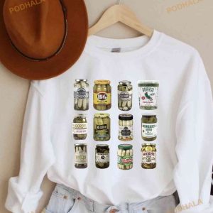 Vintage Canned Pickles Sweatshirt, Pickle Shirt