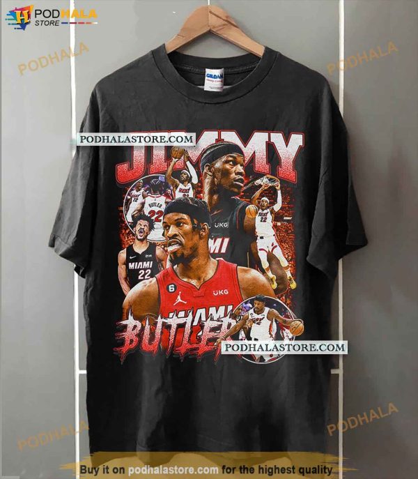 Vintage Jimmy Butler Shirt, Classic 90s Graphic Basketball TShirt