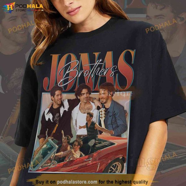 Vintage JOE JONAS Shirt, Jonas Brothers Merch Gift