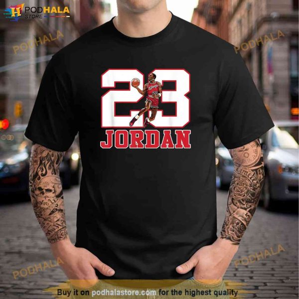 Vintage Jordan Basketball Player Gifts For Men Boys Trending Shirt