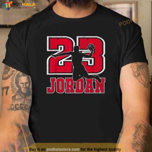Vintage Jordan Name Retro Basketball Player Gift Men Boys Shirt