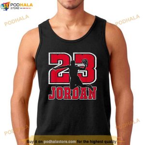 Vintage Jordan Name Retro Basketball Player Gift Men Boys Shirt 3
